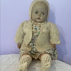 Vintage composition baby doll 1920’1940’s